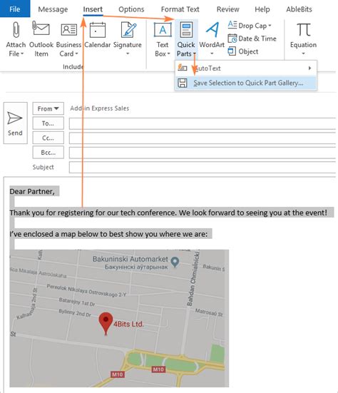quick parts outlook|outlook quick steps.